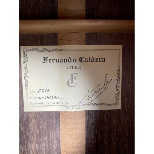 Guitarra Fernando Caldera "La Invencible"