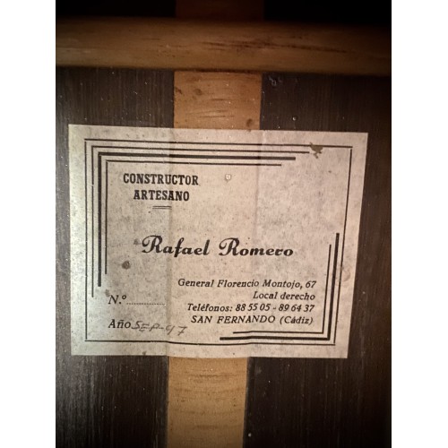 Guitarra Rafael Romero