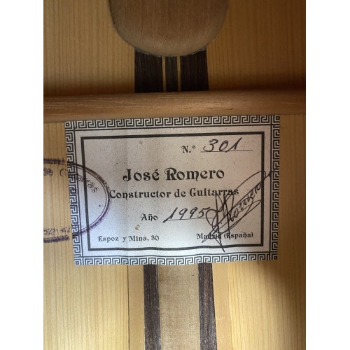 Guitarra Flamenca Artesana de José Romero del 1995