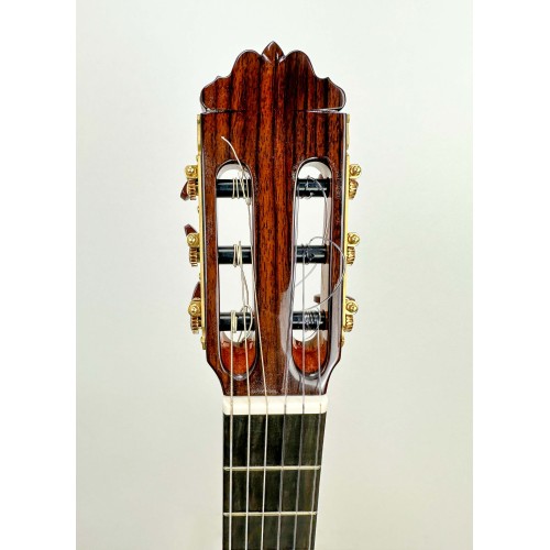 GUITARRA FLAMENCA HERMANOS SANCHIS CIPRES ORO VIEJO CON FUNDA RÍGIDA