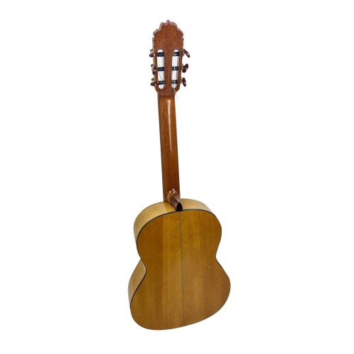 GUITARRA FLAMENCA HERMANOS SANCHIS CIPRES ORO VIEJO CON FUNDA RÍGIDA
