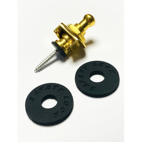 JUEGO DE 2 ENGANCHES SUJETA CORREAS DORADO