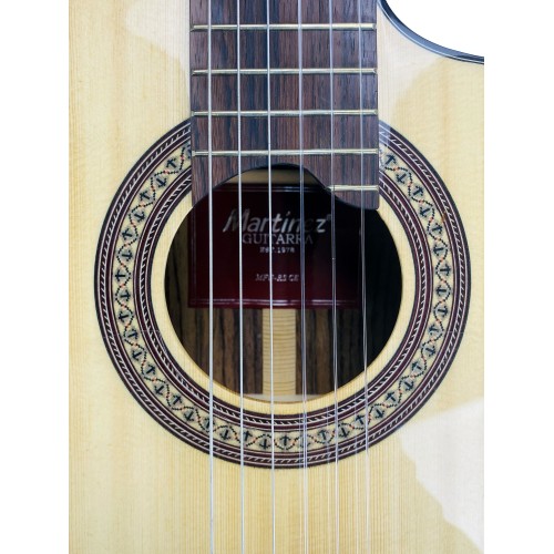 Guitarra Flamenca Martínez MFG-RS CE de Palosanto con Cutaway EQ Fishman PSY-301