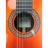 Guitarra Flamenca de Benigno Marín del 2023 de Palosanto y tapa de Pino Abeto Alemán con tinte rojo