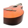 Guitarra Flamenca de Benigno Marín del 2023 de Palosanto y tapa de Pino Abeto Alemán con tinte rojo