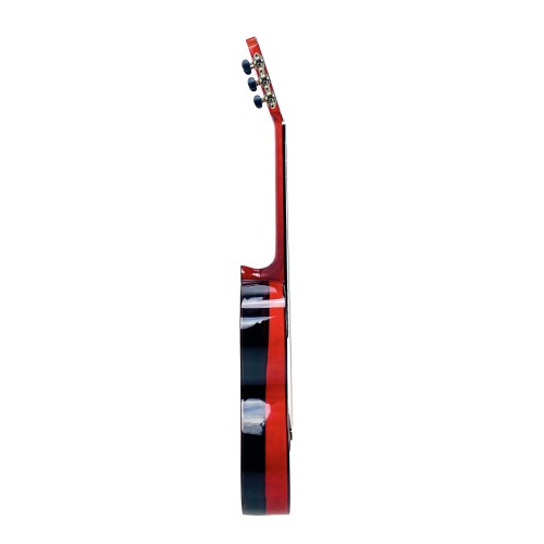 GUITARRA FLAMENCA PRUDENCIO SÁEZ 3FL (37) ROJA con tapa de pino