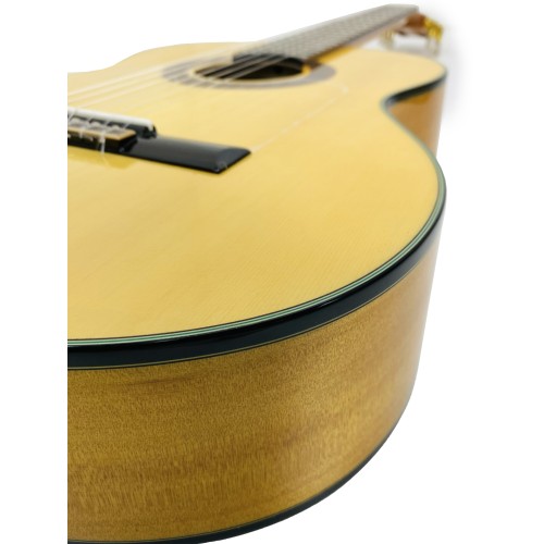 GUITARRA FLAMENCA  F80NAC-CEQ  AMPLIFICADA CUTAWAY JOSE GOMEZ SICOMORO CAJA ESTRECHA