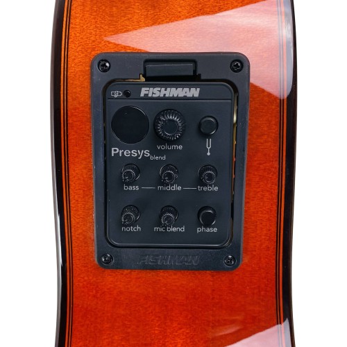 Guitarra Antonio de Toledo ATF-17BR-CE Roja con Cutaway y Previo Fishman PSY-301