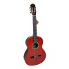 Guitarra Flamenca Modesto Malla Candela PALOSANTO ROJA CON TAPA MACIZA