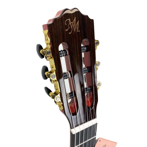 Guitarra Flamenca Modesto Malla Candela PALOSANTO ROJA CON TAPA MACIZA