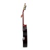 Guitarra Flamenca Modesto Malla Candela PALOSANTO ROJA CON TAPA MACIZA