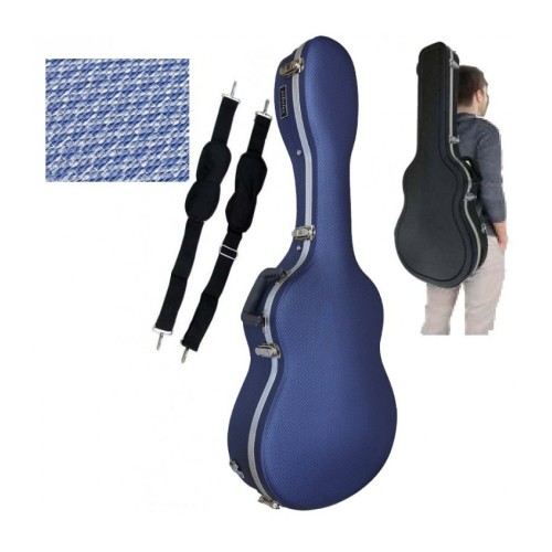 Estuche ABS Cibeles Azul Cuadritos