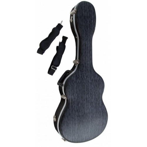 Estuche Cibeles ABS Negro Rayado