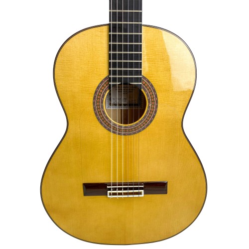 Guitarra Hermanos Sanchis Solea Ciprés con refuerzo ORO VIEJO