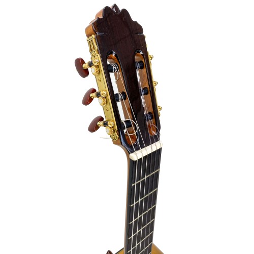 Guitarra Hermanos Sanchis Solea Ciprés con refuerzo ORO VIEJO