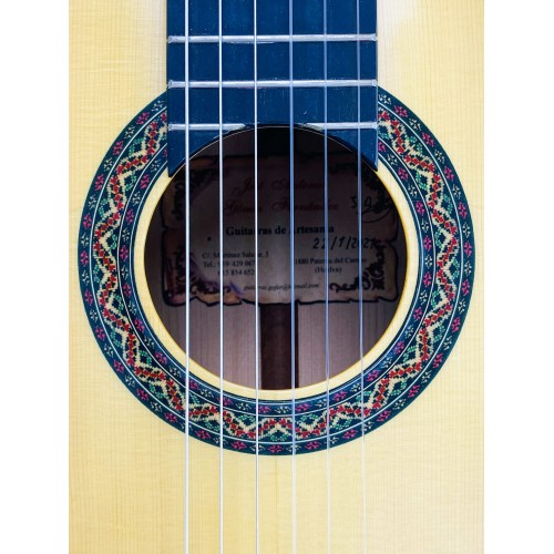 Guitarra Flamenca Jose Antonio Gomez Fernandez año 2021 de Ciprés y tapa de Pino Abeto Alemán