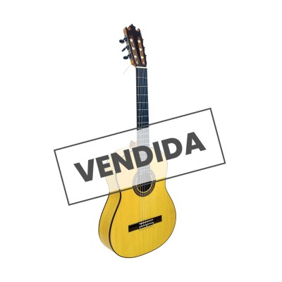 Guitarra Flamenca Jose Antonio Gomez Fernandez año 2021 de Ciprés y tapa de Pino Abeto Alemán