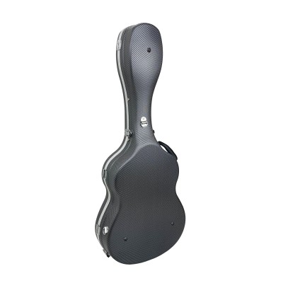 Estuche Guitarra ABS Rapsody Plateado 3D Rugoso