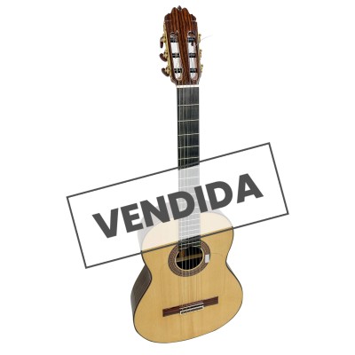 Guitarra Flamenca Hermanos Sanchis Solea PS con tapa de Pino Abeto Alemán