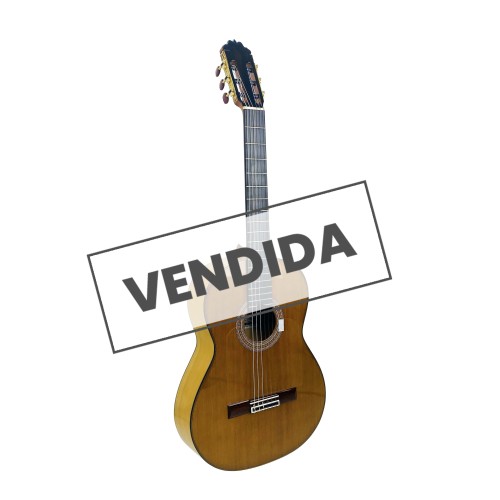 Guitarra Flamenca Hermanos Sanchis Solea Ciprés color Oro Viejo con tapa de cedro