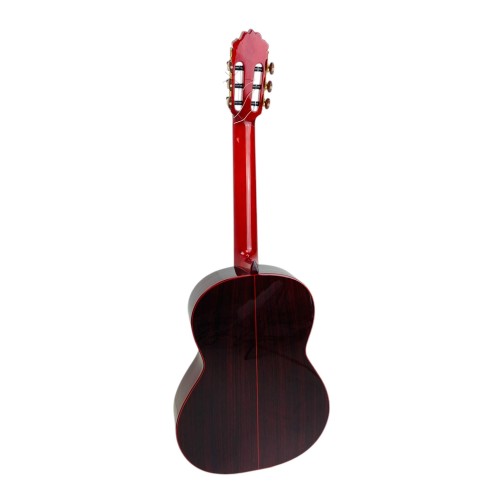 Guitarra Flamenca Hermanos Sanchis Solea PS Roja de Palosanto con tapa de Pino Abeto Alemán