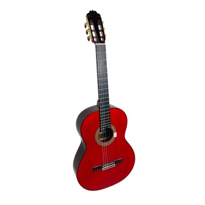 Guitarra Flamenca Hermanos Sanchis Solea PS Roja de Palosanto con tapa de Pino Abeto Alemán