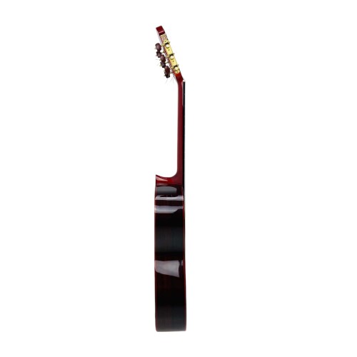 Guitarra Flamenca Hermanos Sanchis Solea PS Roja de Palosanto con tapa de Pino Abeto Alemán