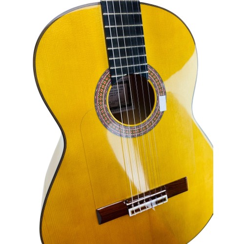 Guitarra Flamenca Hermanos Sanchis Solea Ciprés Oro Viejo con tapa de Pino Abeto Alemán
