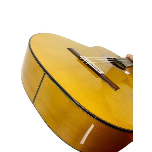 Guitarra Flamenca Hermanos Sanchis Solea Ciprés Oro Viejo con tapa de Pino Abeto Alemán