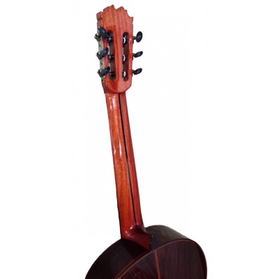 Guitarra Flamenca Antonio de Toledo ATF-17NRE CUT con Cutaway y Previo Fishman PSY-301, palosanto teñida de Rojo