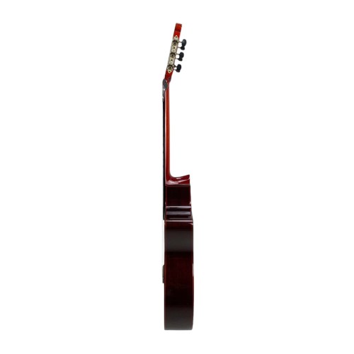 Guitarra Flamenca Antonio de Toledo ATF-17NRE CUT con Cutaway y Previo Fishman PSY-301, palosanto teñida de Rojo