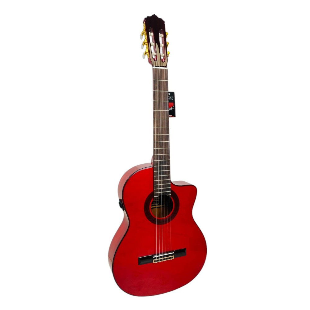 Guitarra Flamenca amplificada José Gómez Roja F80-R-EQ con previo OS1