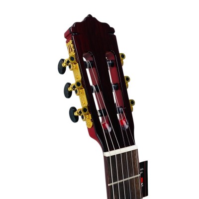 Guitarra Flamenca José Gómez F90-R-EQ Roja amplificada con cutaway y con previo FISHMAN