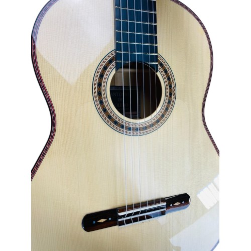 Guitarra Flamenca Antonio de Toledo AATF-17 Blanca