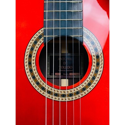 Guitarra Flamenca Antonio de Toledo AATF-17N Roja