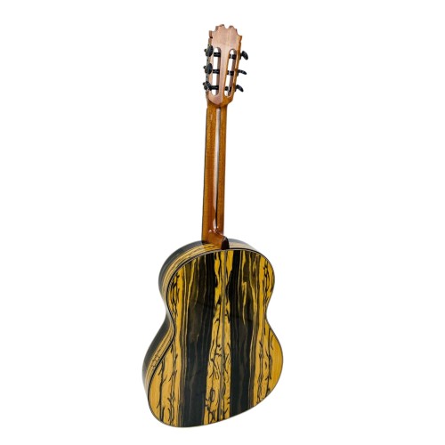 Guitarra Flamenca Antonio de Toledo AATF-17 Ebano Blanco