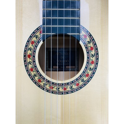 Guitarra Flamenca Antonio de Toledo AATF-17 Ebano Blanco