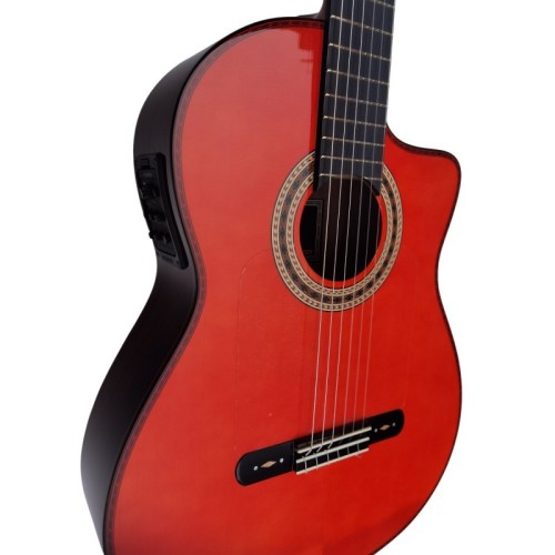 Guitarra Antonio de Toledo AATF-17NR CUT con Cutaway y Previo Fishman PSY-301