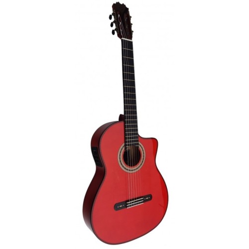 Guitarra Antonio de Toledo AATF-17BR amplificada con Cutaway y Previo Fishman PSY-301