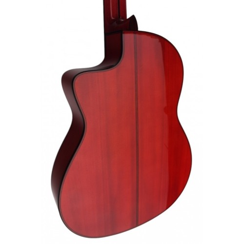 Guitarra Antonio de Toledo AATF-17BR amplificada con Cutaway y Previo Fishman PSY-301. Incluye funda 20mm
