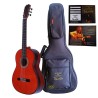 Guitarra Flamenca Antonio de Toledo modelo Tomatito Almería Roja de Palo Santo de Patagonia, incluye funda de 20mm