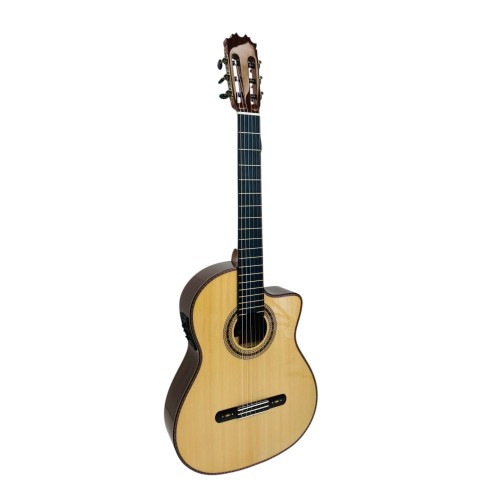 Guitarra Antonio de Toledo AATF-17NE con cutaway y Previo Fishman PSY-301
