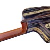 Guitarra Flamenca Martínez MF7 de Ebano Blanco con Cutaway y Previo Double MD100. Incluye funda de 20mm