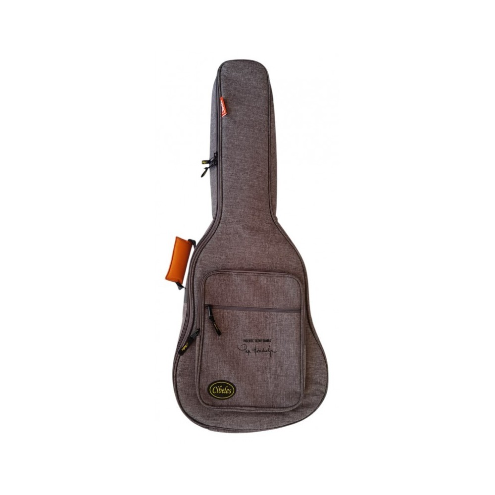Guitarra Vicente Tatay  Mod. Pepe Habichuela Roja con tapa de Cedro. Incluye funda de 20mm