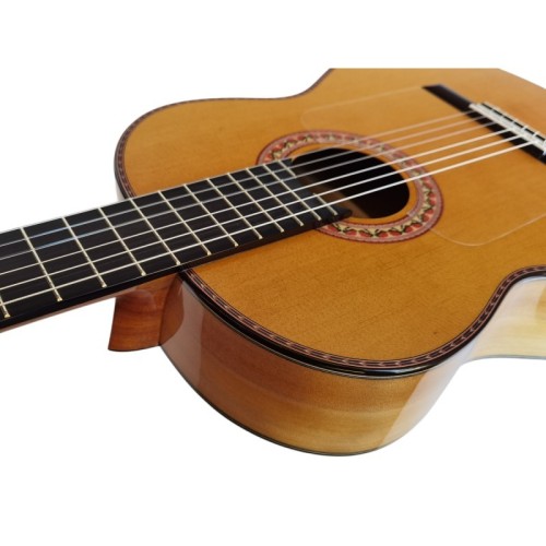 Guitarra Vicente Tatay  Mod. Pepe Habichuela con tapa de Cedro. Incluye funda 20mm