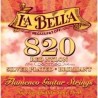 La Bella 820 Red Flamenco Juego de Cuerdas para Guitarra