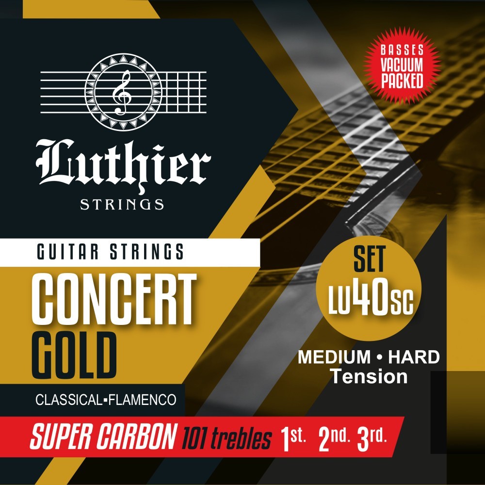 LUTHIER 40 SUPER CARBÓN JUEGO DE CUERDAS