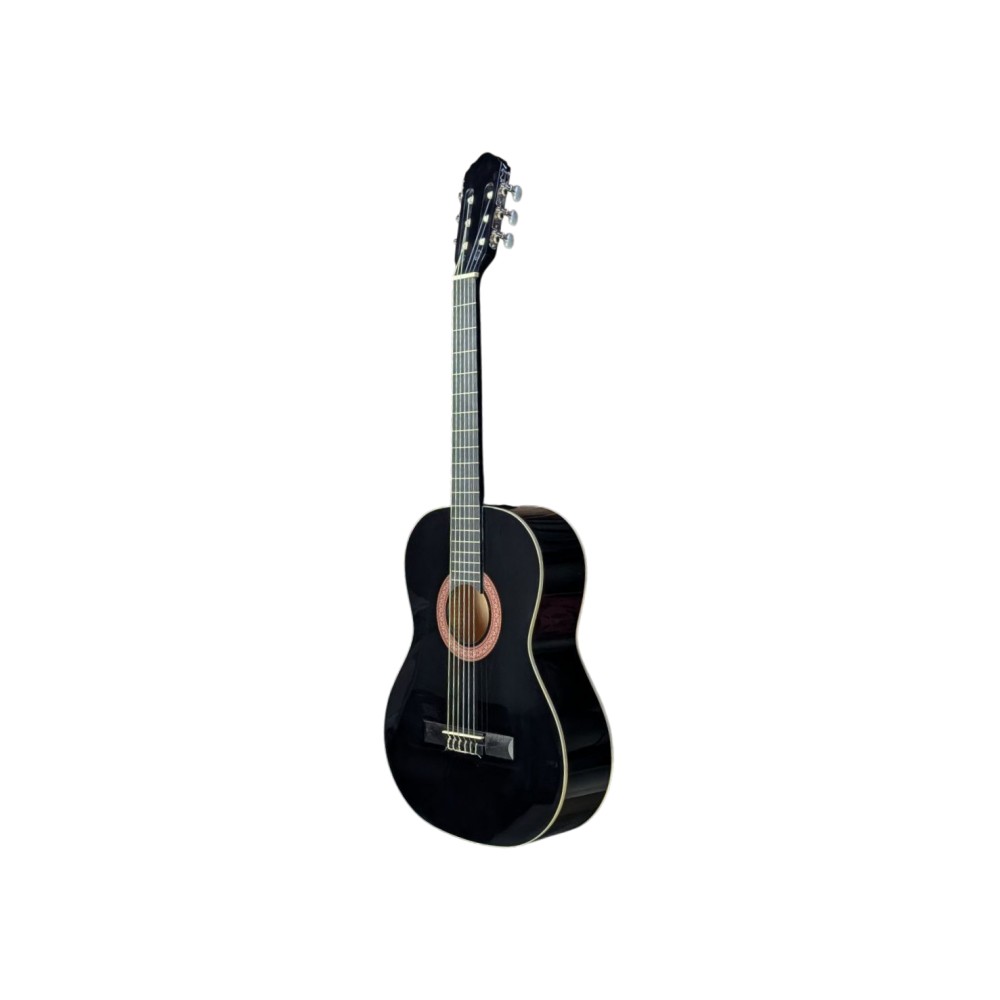 Guitarra Clásica Ronda Negra  con golpeador incluido sin instalar