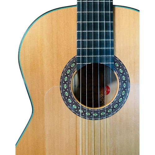 Guitarra Artesana Flamenca Alfonso González modelo Luthier Blanca