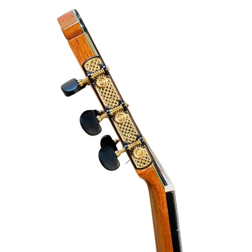 Guitarra Artesana Flamenca Alfonso González modelo Luthier Blanca